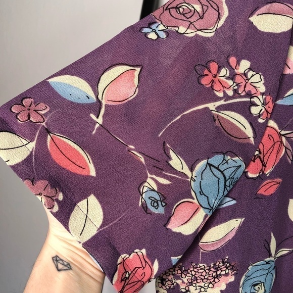 Vintage Pendleton Floral Boxy Button Up Top - Picture 5 of 6